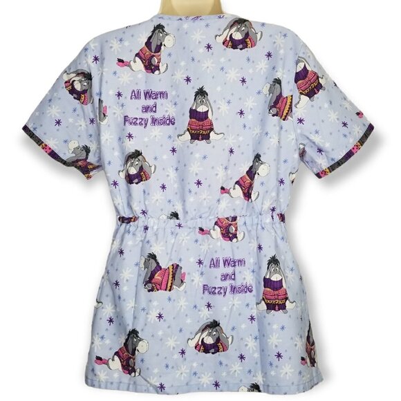 Eeyore Women's Scrub Top Size Small - Picture 5 of 9